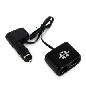 priza dubla pentru bricheta auto cu cablu usb 1a carguard 1