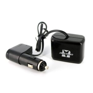 priza dubla pentru bricheta auto cu cablu usb 1a carguard