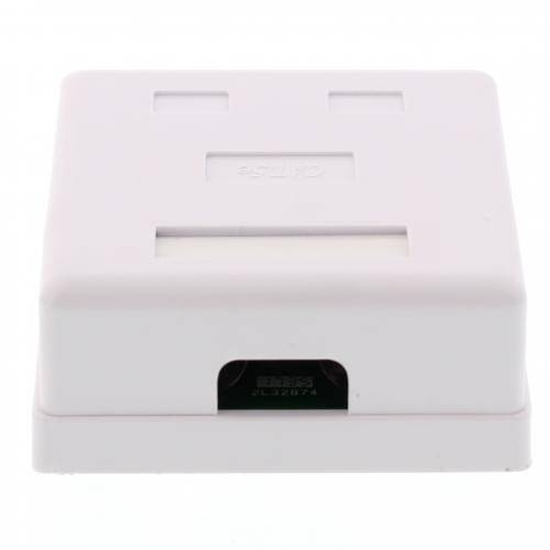 priza dubla rj45 ftp cat5e conector ecranat pe tencuiala well 3