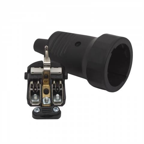 priza volanta 250v 50hz 16a neagra 3