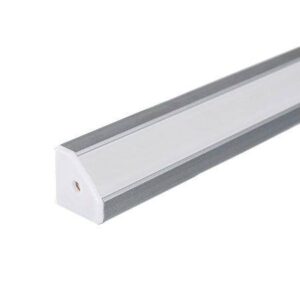 profil aluminiu pentru banda led 2m 19mm x 19mm mat v tac