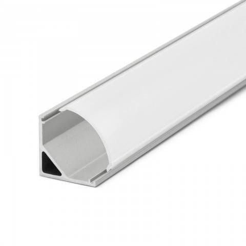 profil din aluminiu pentru benzi led 2000x16x16mm rotunjit phenom 3