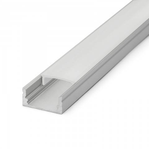 profil u din aluminiu pentru benzi led 2000x17x8mm phenom 3