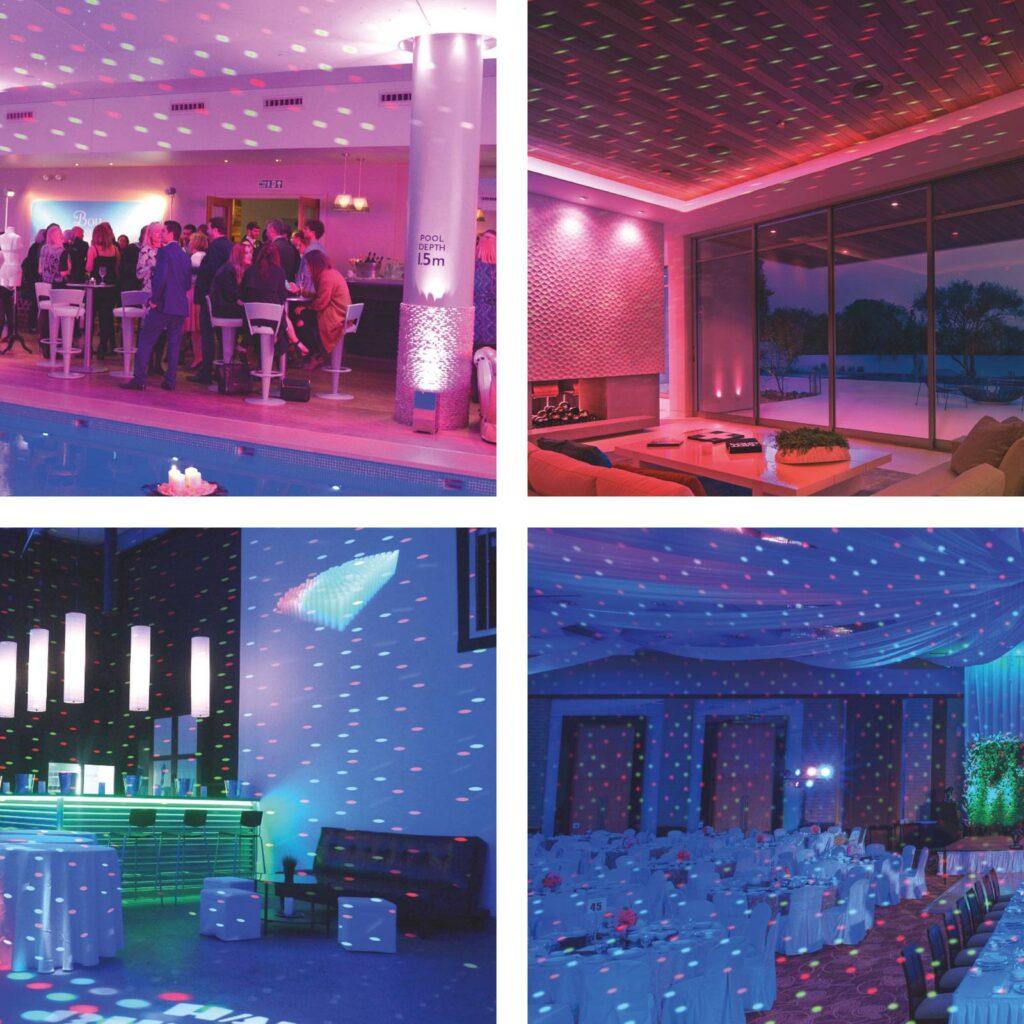 proiector decorativ laser cu tarus verde rosu ip44 240v 1