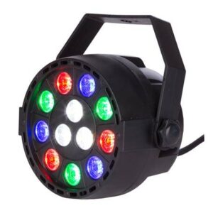 proiector jocuri de lumini mini led 9x 1w rgb 3x 1w alb velleman