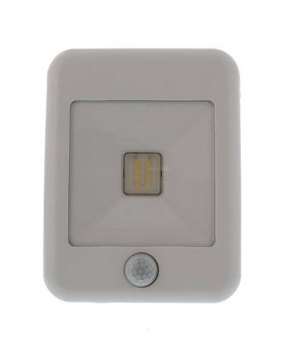 proiector led cu senzor 10w 700lm ip44 4000k alb well 2