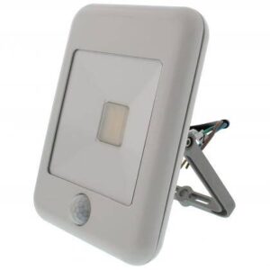 proiector led cu senzor 10w 700lm ip44 4000k alb well