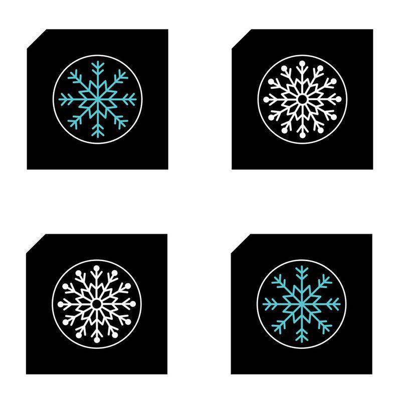 proiector led festiv 4 modele 4x3w vipow 2