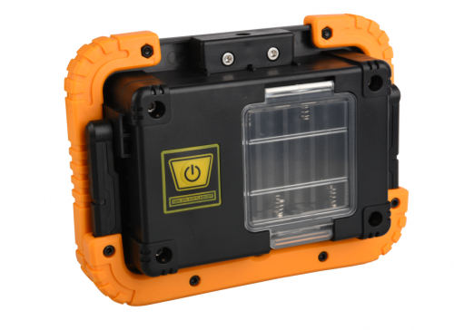 proiector led portabil cu baterie 4x aa 10w 600lm ip44 well 2