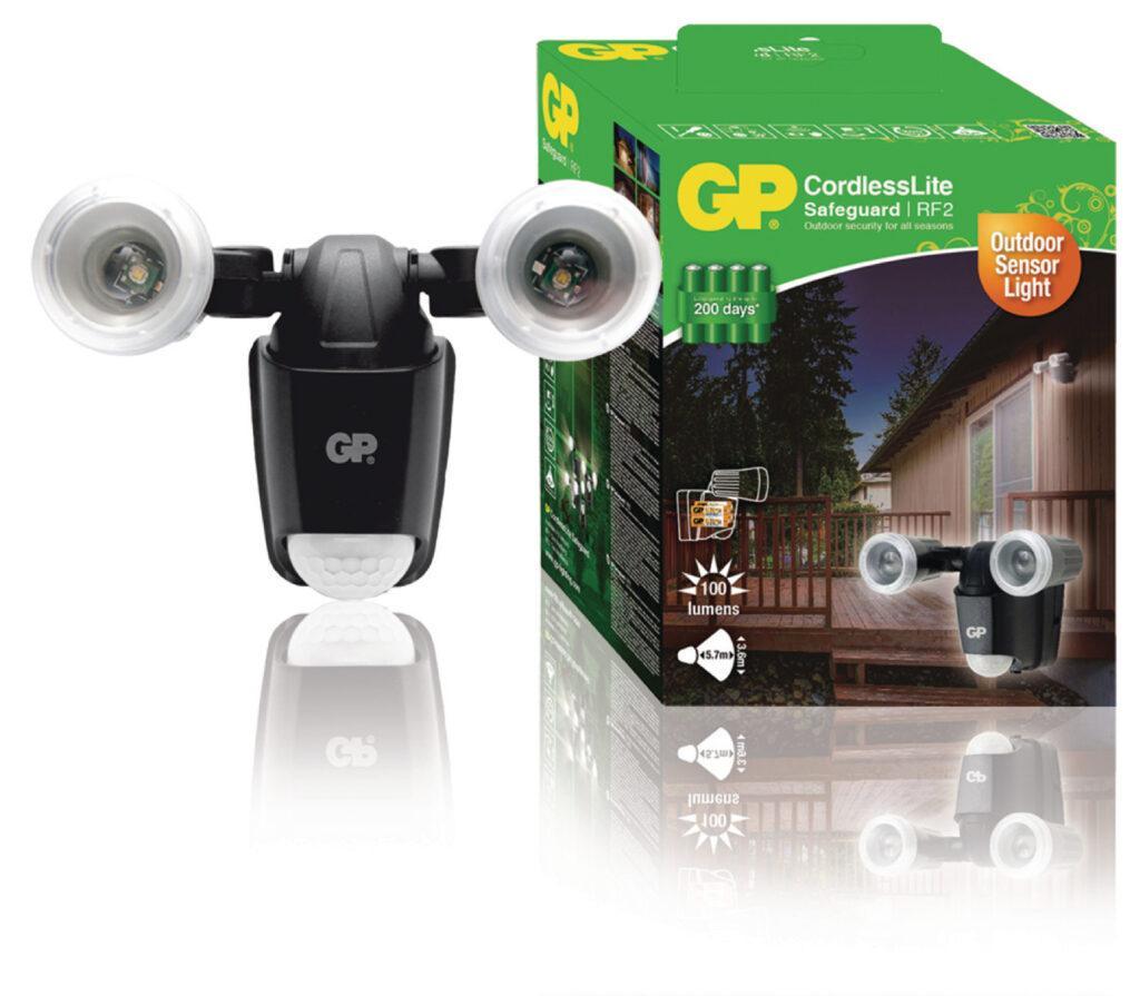 proiector led safeguard 22 cu baterie si sensor miscare 2x led gp scaled