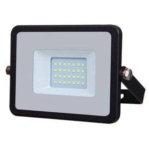 proiector reflector led smd 20w 6400k ip65 negru gri cu cip samsung