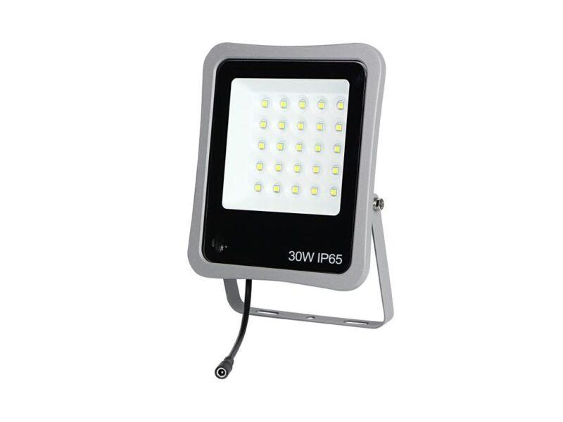 proiector solar well 30w 450lm lumina rece 6500k cu panou solar 6w 180x270x17 mm 1