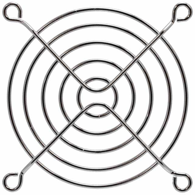 protectie 80x80mm pentru ventilator metal fixare surub argintiu tqsolution fg 08