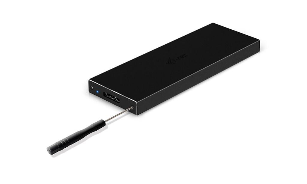 rack extern m2 b key sata ssd ngff compatibil 2230 2242 2260 2280 usb 30 carcasa aluminiu negru i tec 2