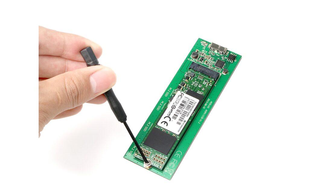 rack extern m2 b key sata ssd ngff compatibil 2230 2242 2260 2280 usb 30 carcasa aluminiu negru i tec 4