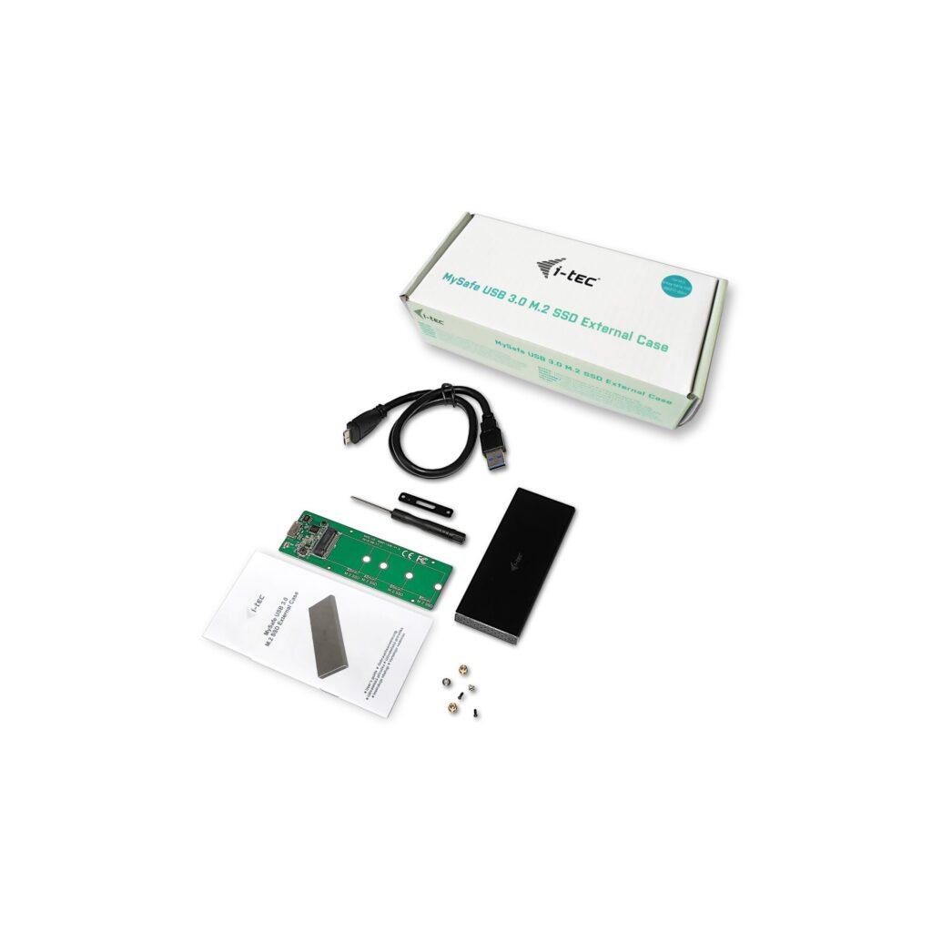 rack extern m2 b key sata ssd ngff compatibil 2230 2242 2260 2280 usb 30 carcasa aluminiu negru i tec 7