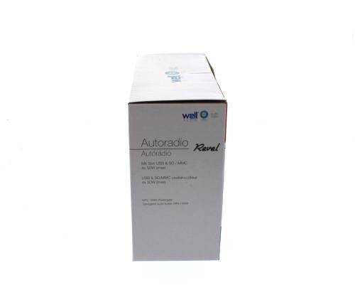 radio auto cu slot usb si sd 4x50w well 4