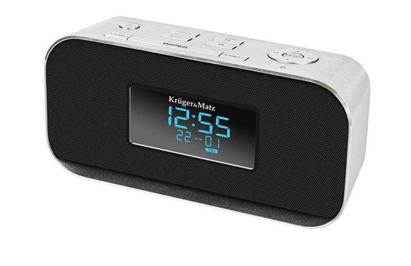radio cu ceas si alarma bluetooth intrare aux in usb krugermatz 2