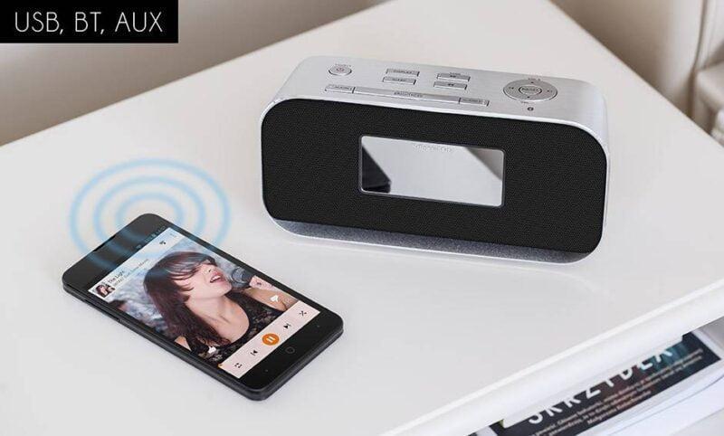 radio cu ceas si alarma bluetooth intrare aux in usb krugermatz 7