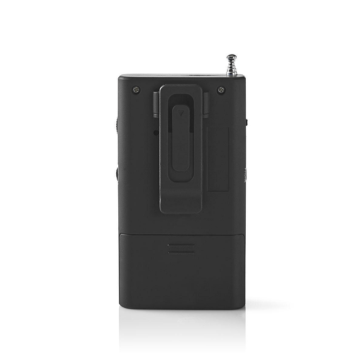 radio fm de buzunar negru albastru 15w nedis 3