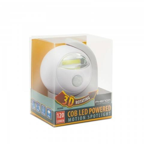 reflector cu cob led si senzor de miscare si lumina phenom lighting 3