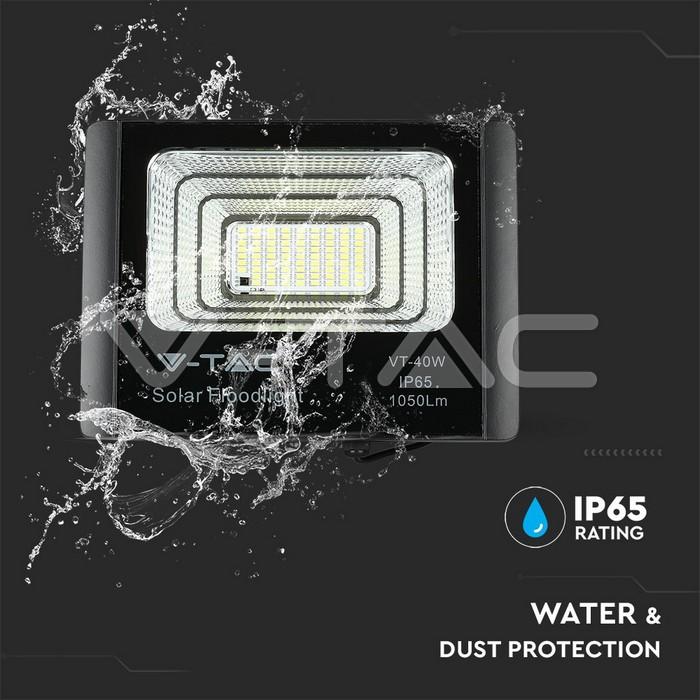 reflector led 16w 6000k 1050lm cu incarcare solara v tac 11