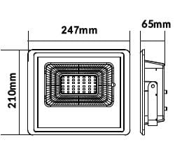reflector led 16w 6000k 1050lm cu incarcare solara v tac 17