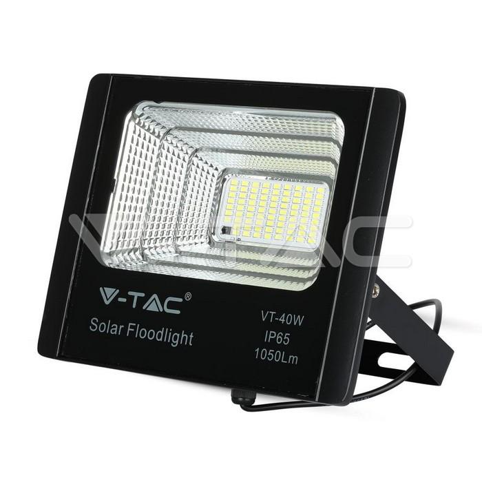 reflector led 16w 6000k 1050lm cu incarcare solara v tac 4