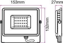 reflector led smd 20w 1600lm 4000k ip65 alb cip samsung v tac 1