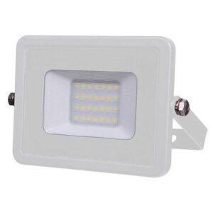 reflector led smd 20w 1600lm 4000k ip65 alb cip samsung v tac