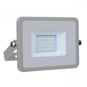 reflector led smd 20w 1600lm 6400k ip65 gri cip samsung v tac