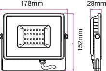 reflector led smd 30w 2400lm 4000k ip65 alb cip samsung v tac 1