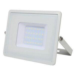 reflector led smd 30w 2400lm 4000k ip65 alb cip samsung v tac