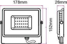 reflector led smd 30w 4000k 2400lm ip65 negru cip samsung v tac 1