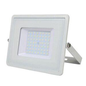 reflector led smd 50w 4000lm 6500k ip65 alb cip samsung v tac