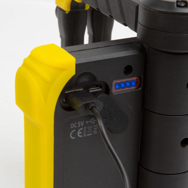 reflector multifunctional led 10w 6000k acumulator 1000lm ip43 phenom 4