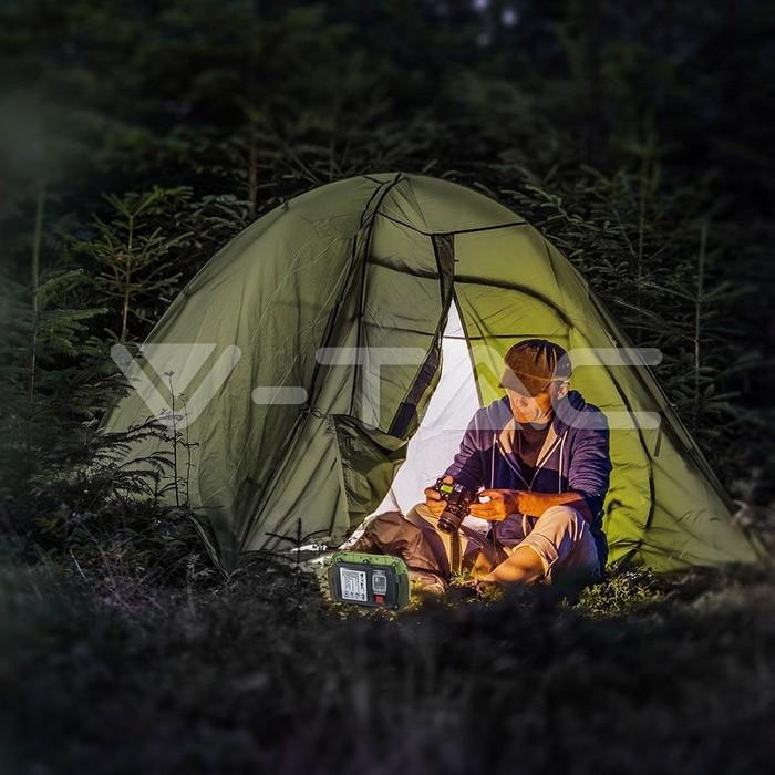 reflector portabil 10w ip44 4000k 700lm cu functie sos usb cip samsung v tac 14