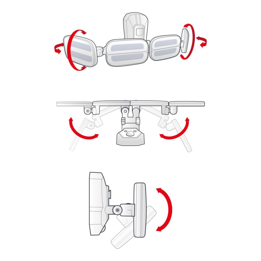reflector solar 10w 600lm ip65 cu senzor de miscare cu unitate solara prin cablu 8 led uri cob 2