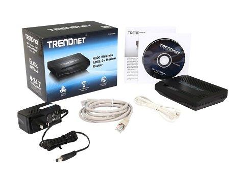 router n300 wireless adsl 2 2 modem trendnet 5