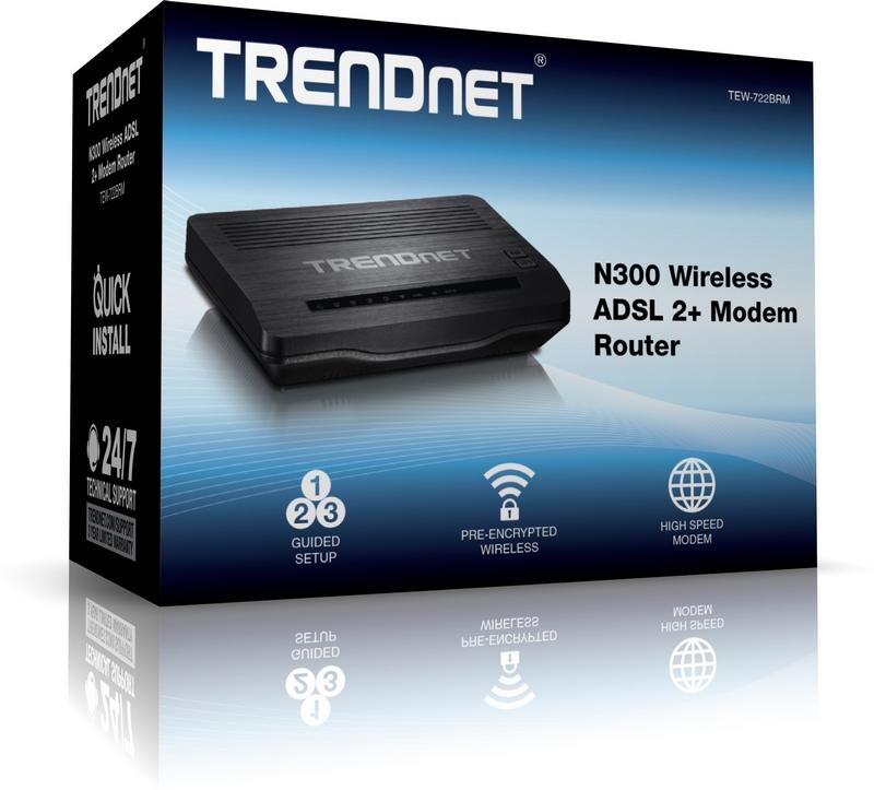 router n300 wireless adsl 2 2 modem trendnet 6