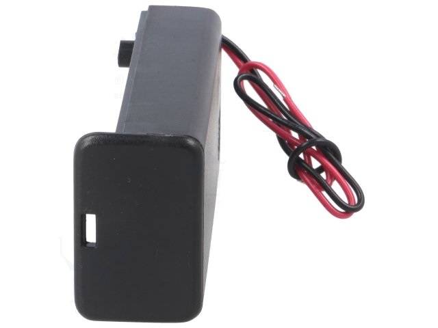 sbh 9va suport baterie 9v 6f22 6lr61 x1buc cu terminal cablu 150mm comf 1