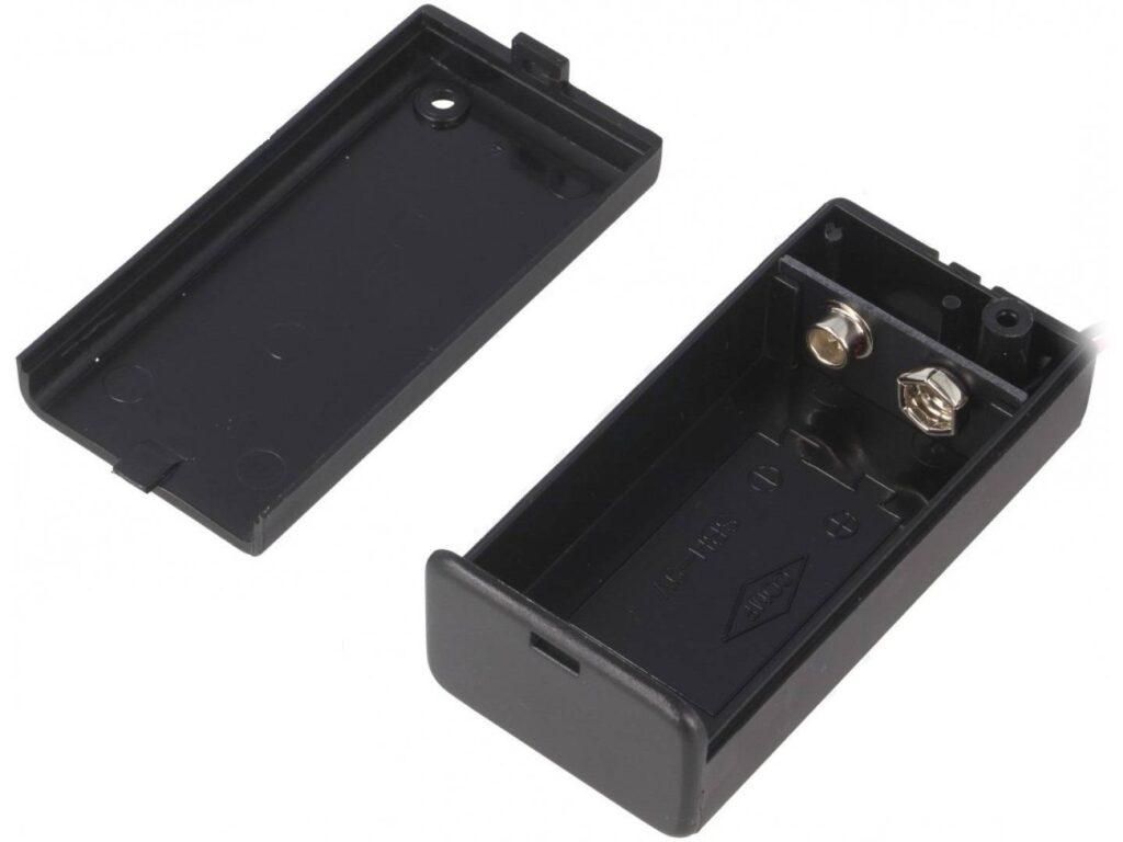 sbh 9va suport baterie 9v 6f22 6lr61 x1buc cu terminal cablu 150mm comf 2