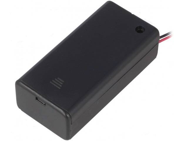 sbh 9va suport baterie 9v 6f22 6lr61 x1buc cu terminal cablu 150mm comf