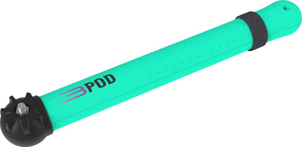 selfie stick trepied flexibil cu telecomanda bluetooth turcoaz 3pod zbam 1