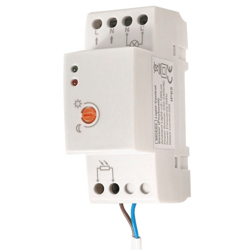 senzor crepuscular pe sina mce83 220 240vac 20a ip65 2