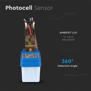 senzor de lumina fotocelula 6a ip44 v tac 1