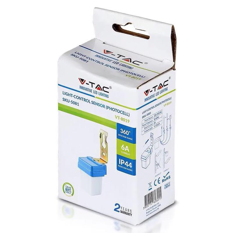 senzor de lumina fotocelula 6a ip44 v tac 4