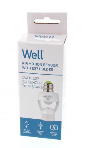 senzor de miscare infrarosu cu dulie e27 well 1
