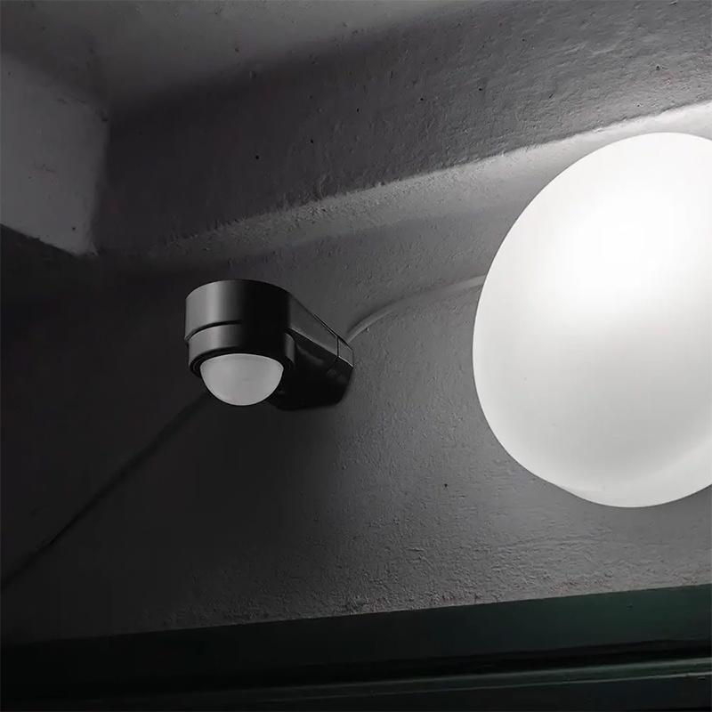 senzor de miscare pe colt 240 grade 1200w 10m negru v tac 4