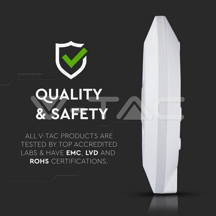 senzor miscare cu montaj pe tavan 360 grade alb max 2000w v tac 8